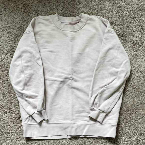 Lululemon Light Pink Oversized Crew - Picture 2 of 6